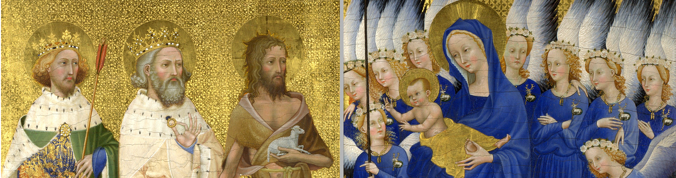 detail from the Wilton Diptych - subject of September lecture